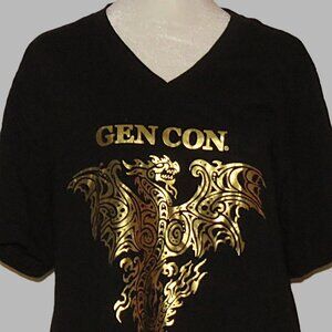 Bella + Canvas Men's GenCon V-Neck T-Shirt Size L (C185)